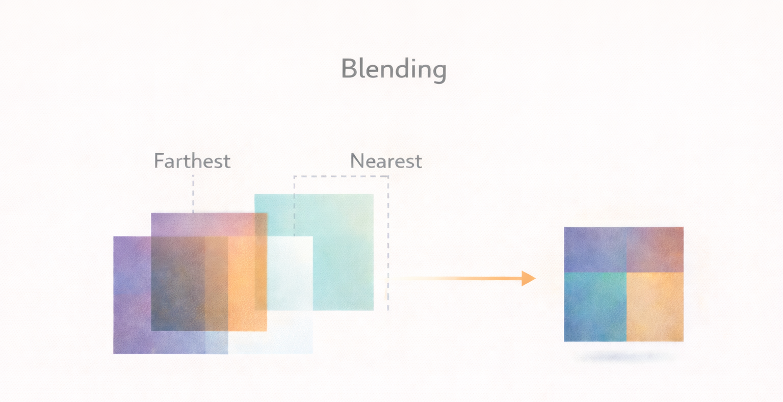 Blending pipeline diagram